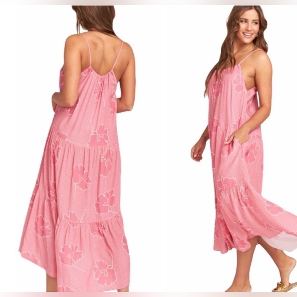 Show Me Your Mumu Dainty Beachy Boho Summer Halter May Maxi Dress Lovey Flora